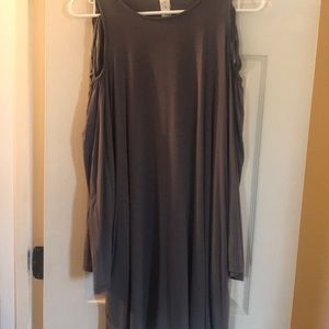 Grey cotton dress